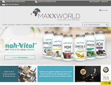 Tablet Screenshot of maxx-world.de